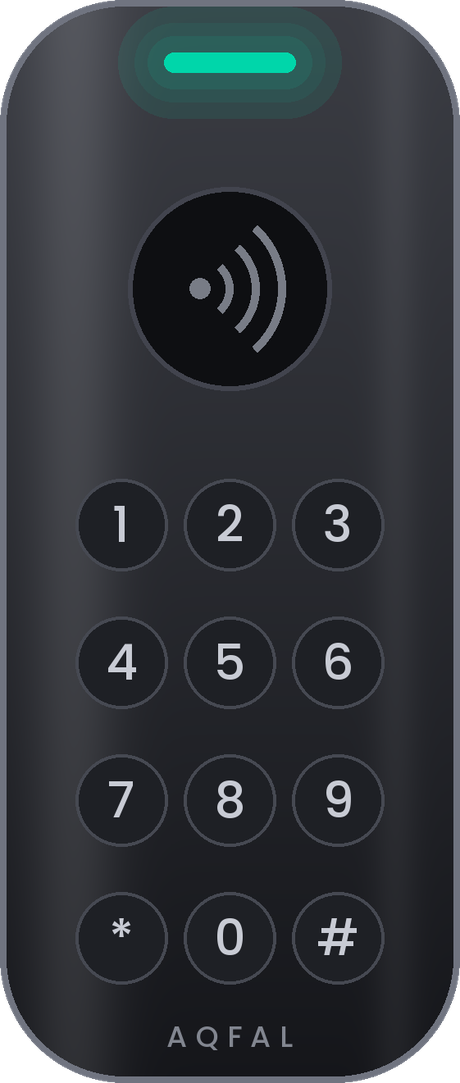 AQFAL tashqi NFC va PIN reader